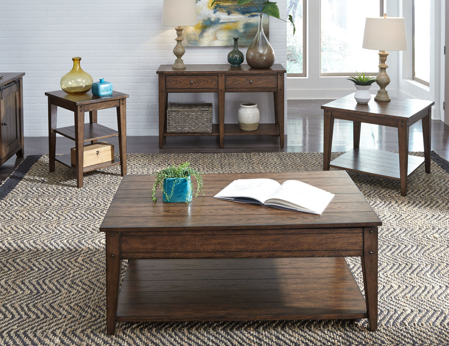 Lake House Tiered Table (210-OT1022)