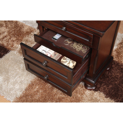 Cumberland Night Stand, Hidden Drawer
