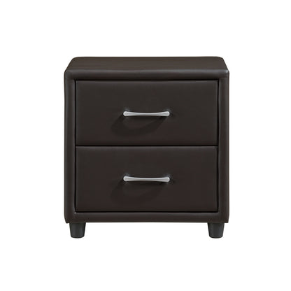 Lorenzi Night Stand - Dark brown