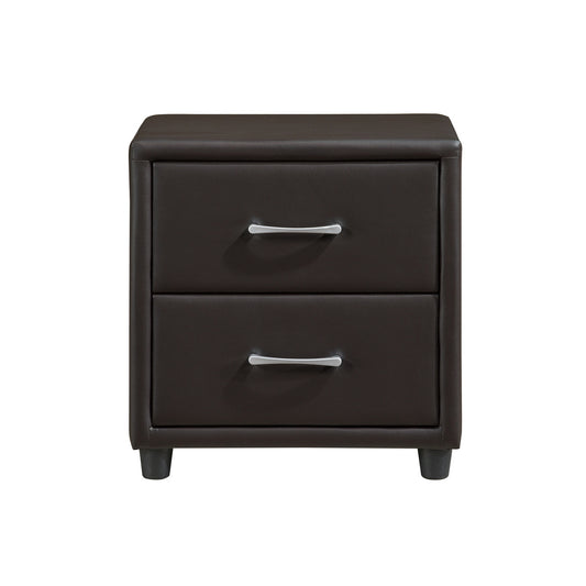 Lorenzi Night Stand - Dark brown