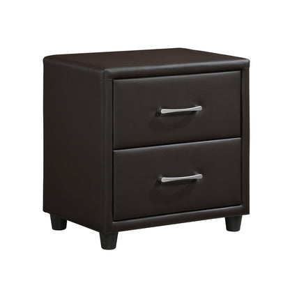 Lorenzi Night Stand - Dark brown