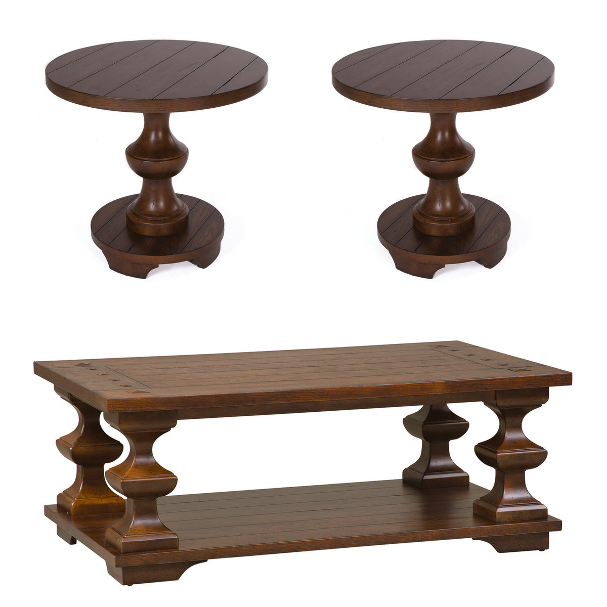 Sedona 3 Piece Set (1-Cocktail 2-End Tables)