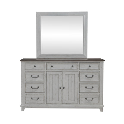 River Place Dresser & Mirror Bedroom Set