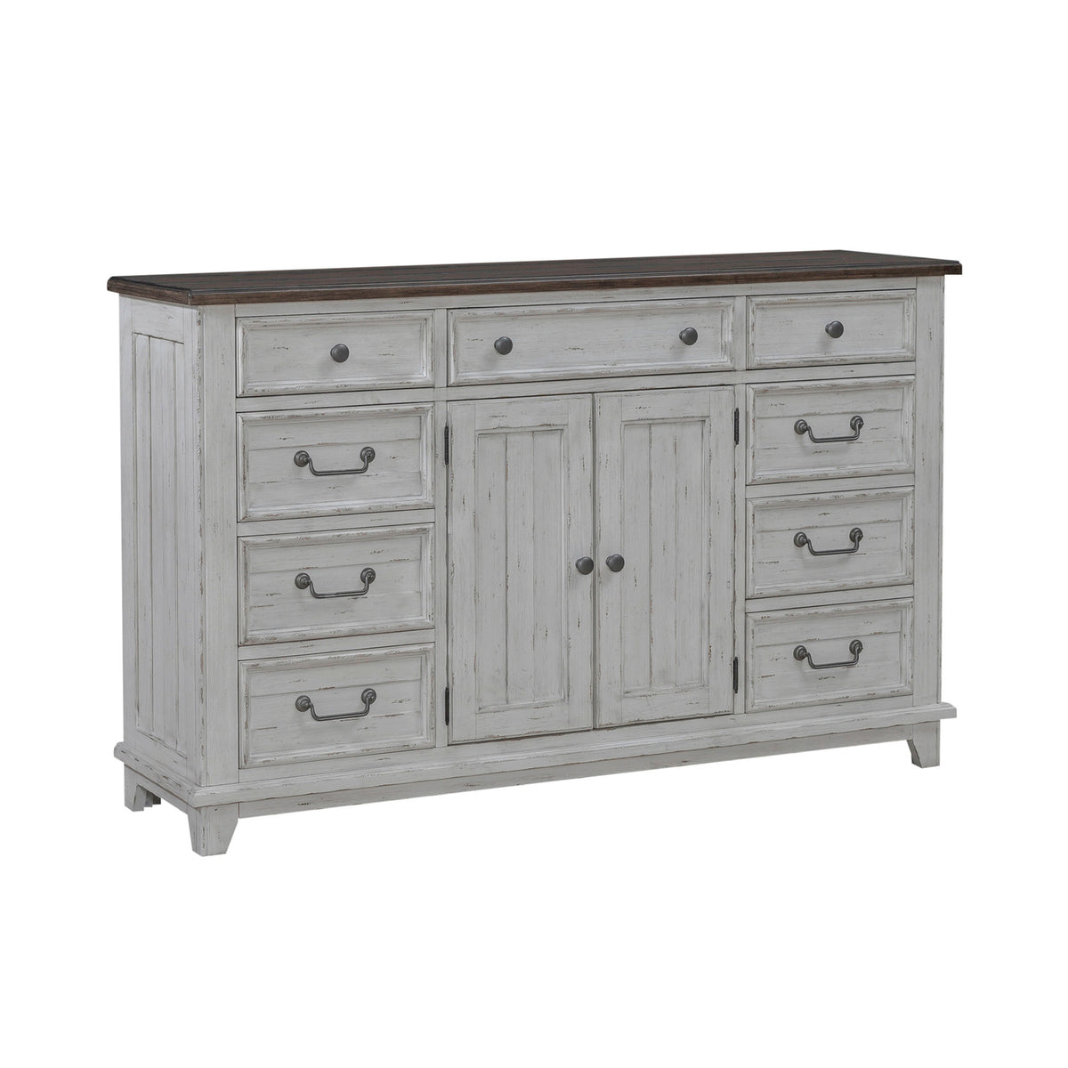 River Place 2 Door 9 Drawer Dresser