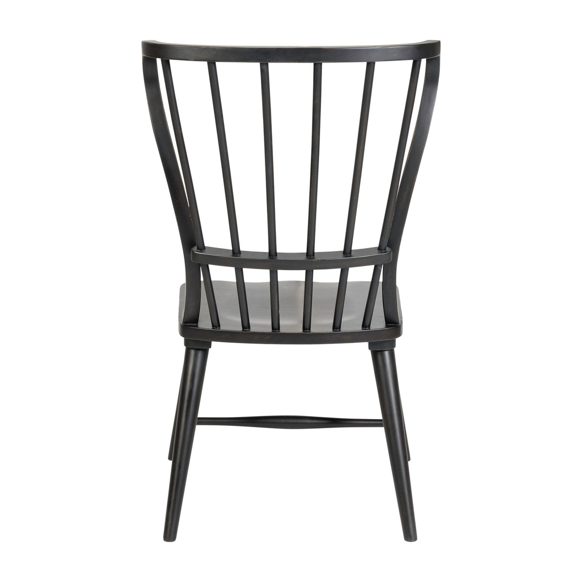River Place Windsor Back Side Chair - Black (RTA)