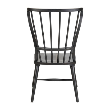 River Place Windsor Back Side Chair - Black (RTA)