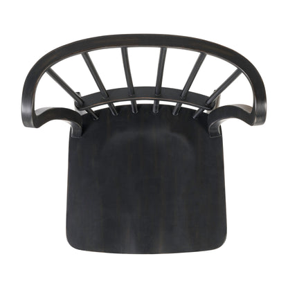 River Place Windsor Back Side Chair - Black (RTA)
