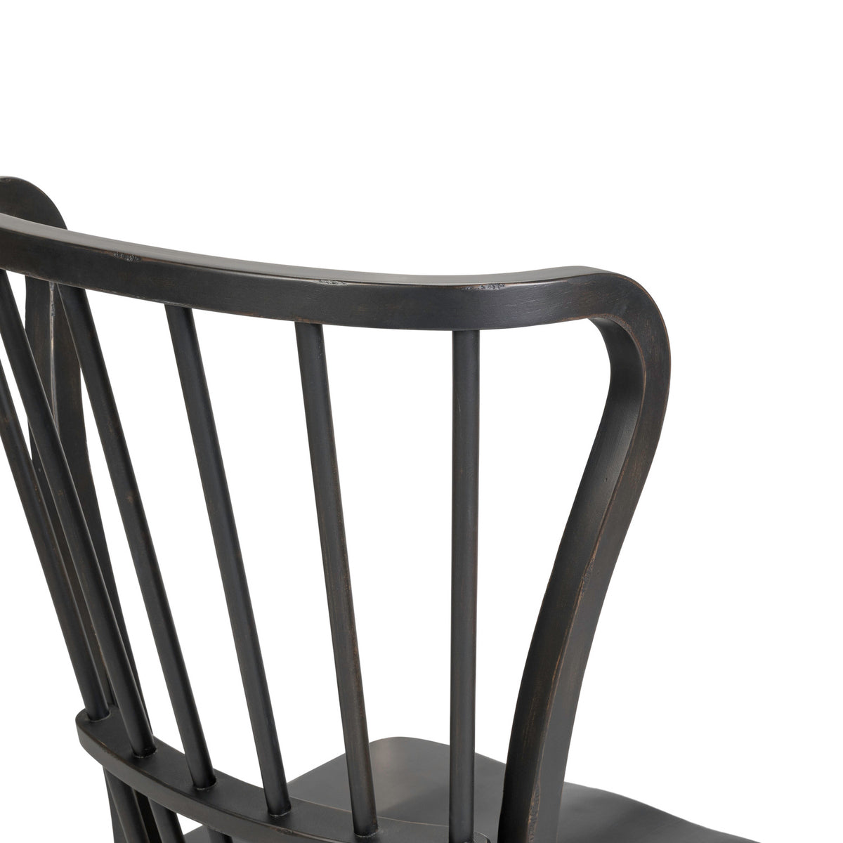 River Place Windsor Back Side Chair - Black (RTA)