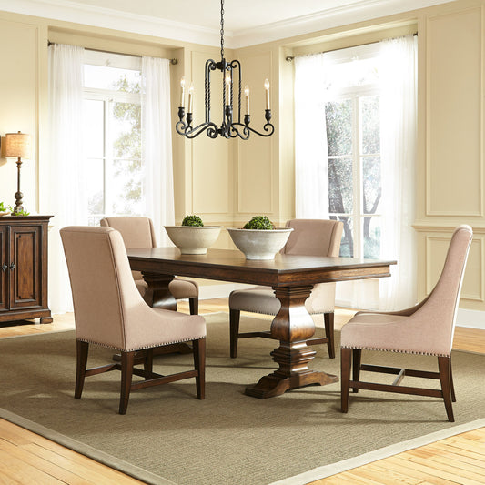 Armand 5 Piece Trestle Table Set