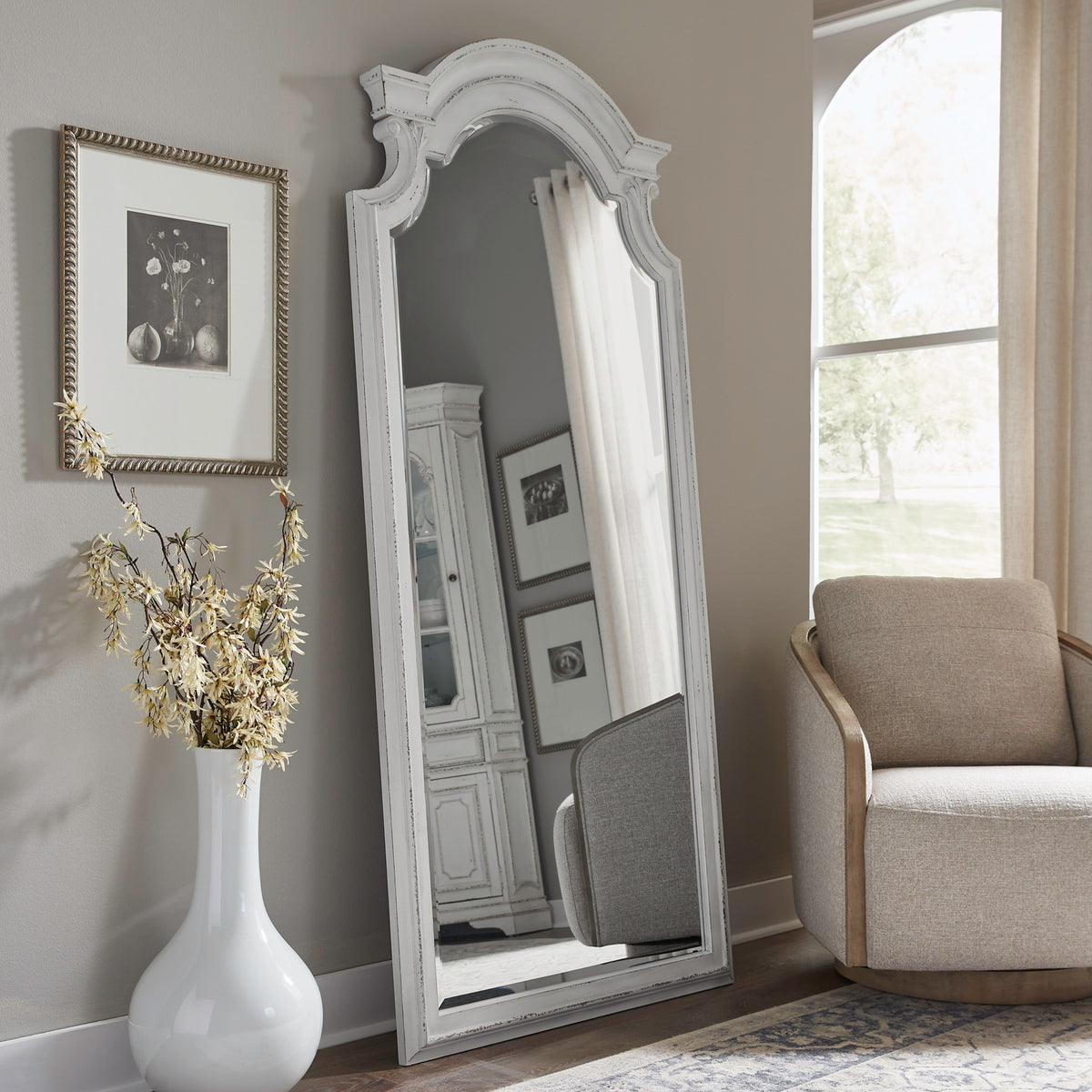 Magnolia Manor Floor Mirror