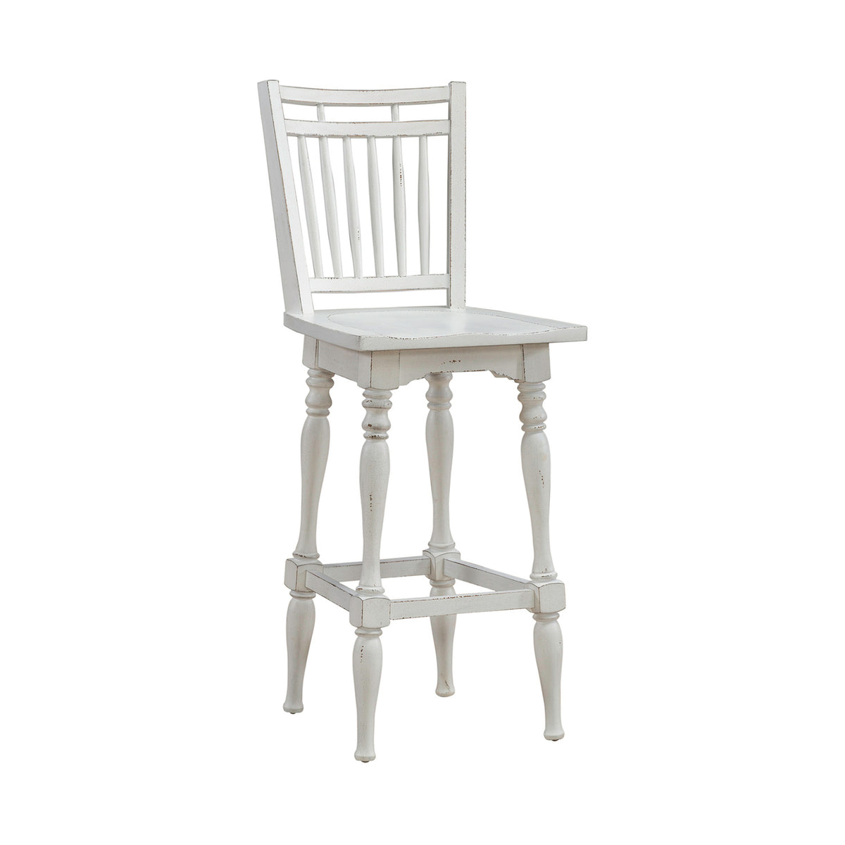 Magnolia Manor Spindle Back Swivel Bar Stool