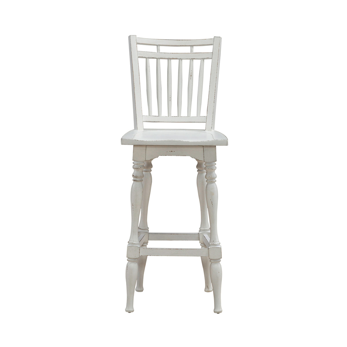 Magnolia Manor Spindle Back Swivel Bar Stool