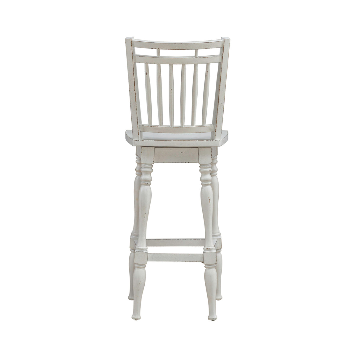 Magnolia Manor Spindle Back Swivel Bar Stool