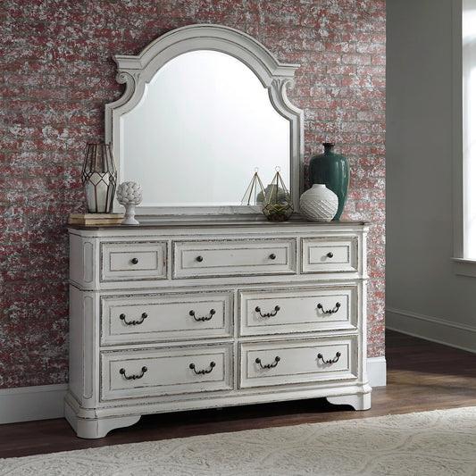 Magnolia Manor Dresser & Mirror Bedroom Set (244-BR-DM)