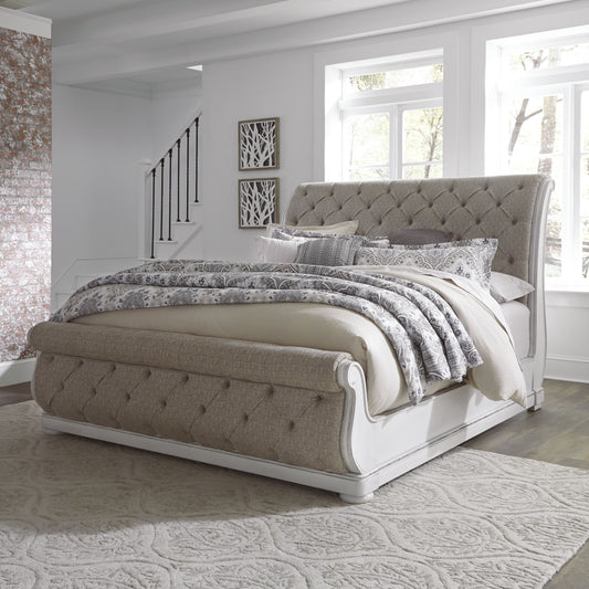 Magnolia Manor Queen Uph Sleigh Footboard