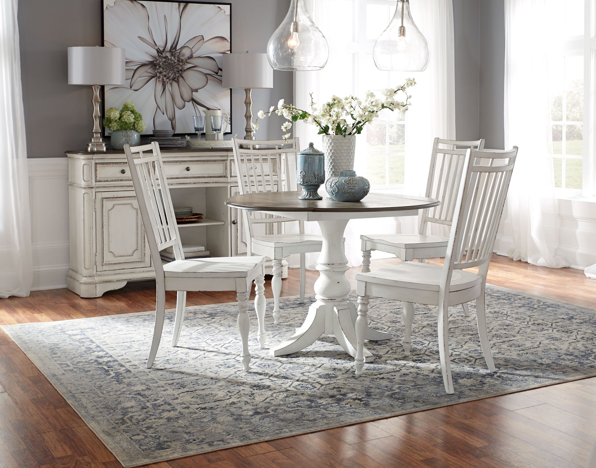 Magnolia Manor Opt 5 Piece Drop Leaf Set
