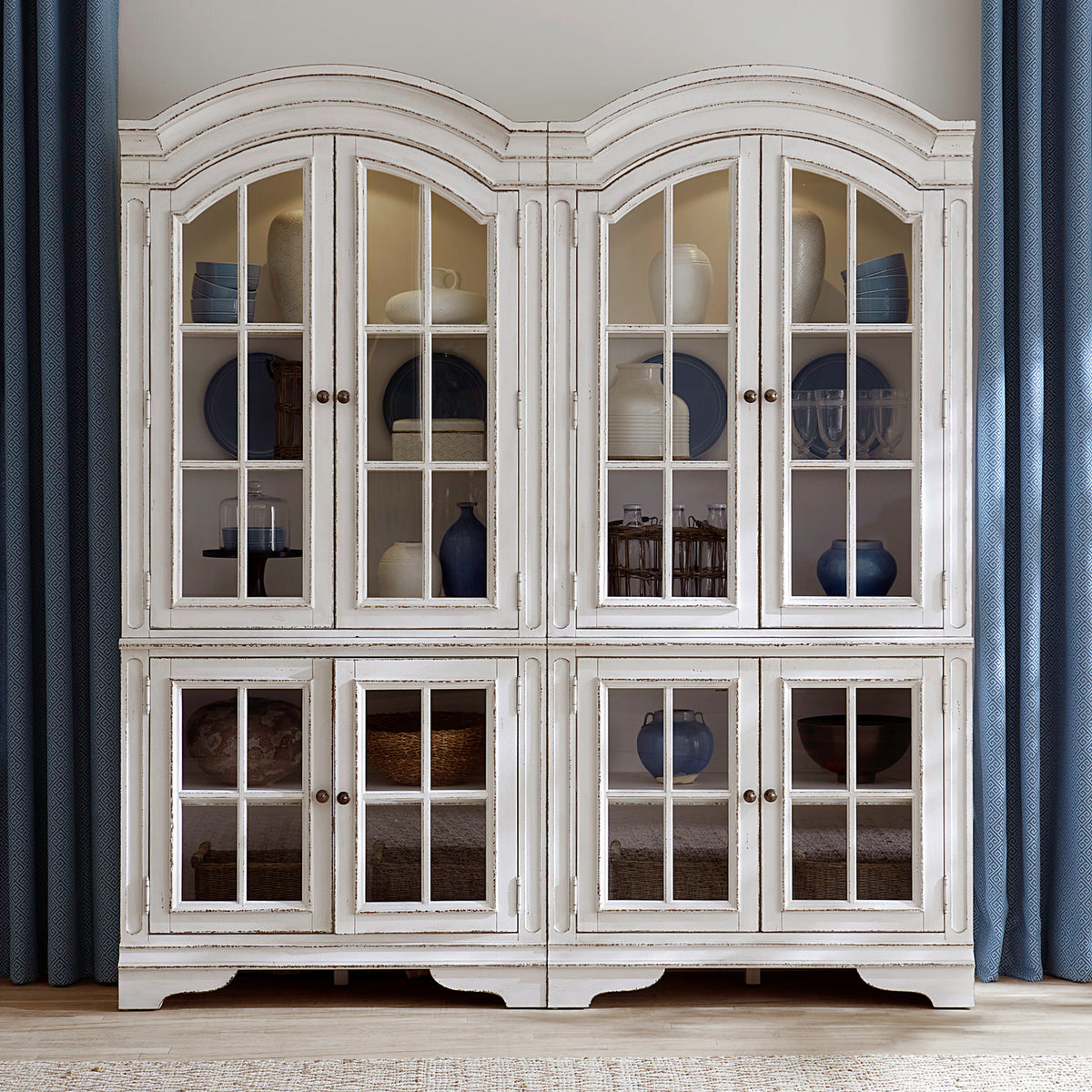 Magnolia Manor 2 Piece Bunching Cabinet Set