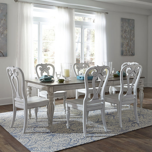Magnolia Manor Opt 7 Piece Rectangular Table Set (244-DR-O7RLS)
