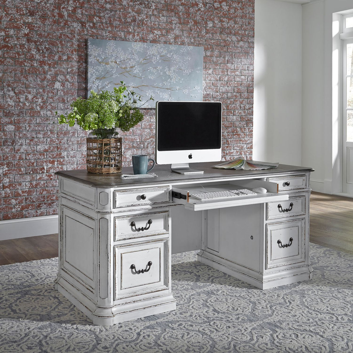 Magnolia Manor Jr Executive Desk Base