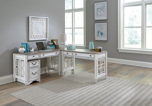 Magnolia Manor Opt L Shaped Desk Set