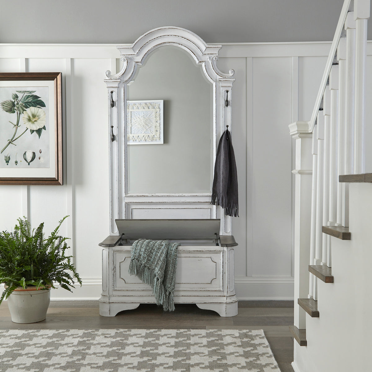 Magnolia Manor 2 Piece Hall Tree Set