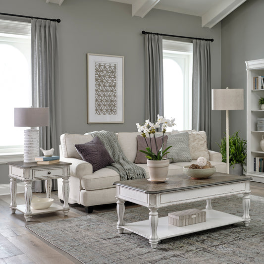 Magnolia Manor 3 Piece Set (1-Cocktail 2-End Tables) (244-OT-3PCS)