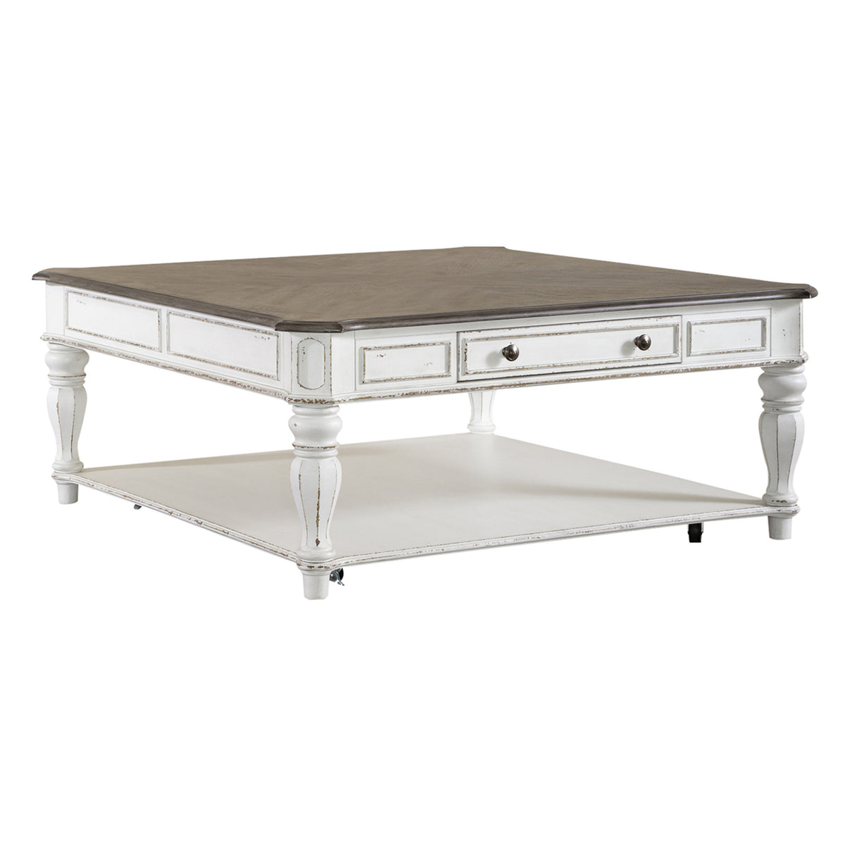 Magnolia Manor 3 Piece Set (1-Cocktail 2-End Tables) (244-OT-A3PCS)