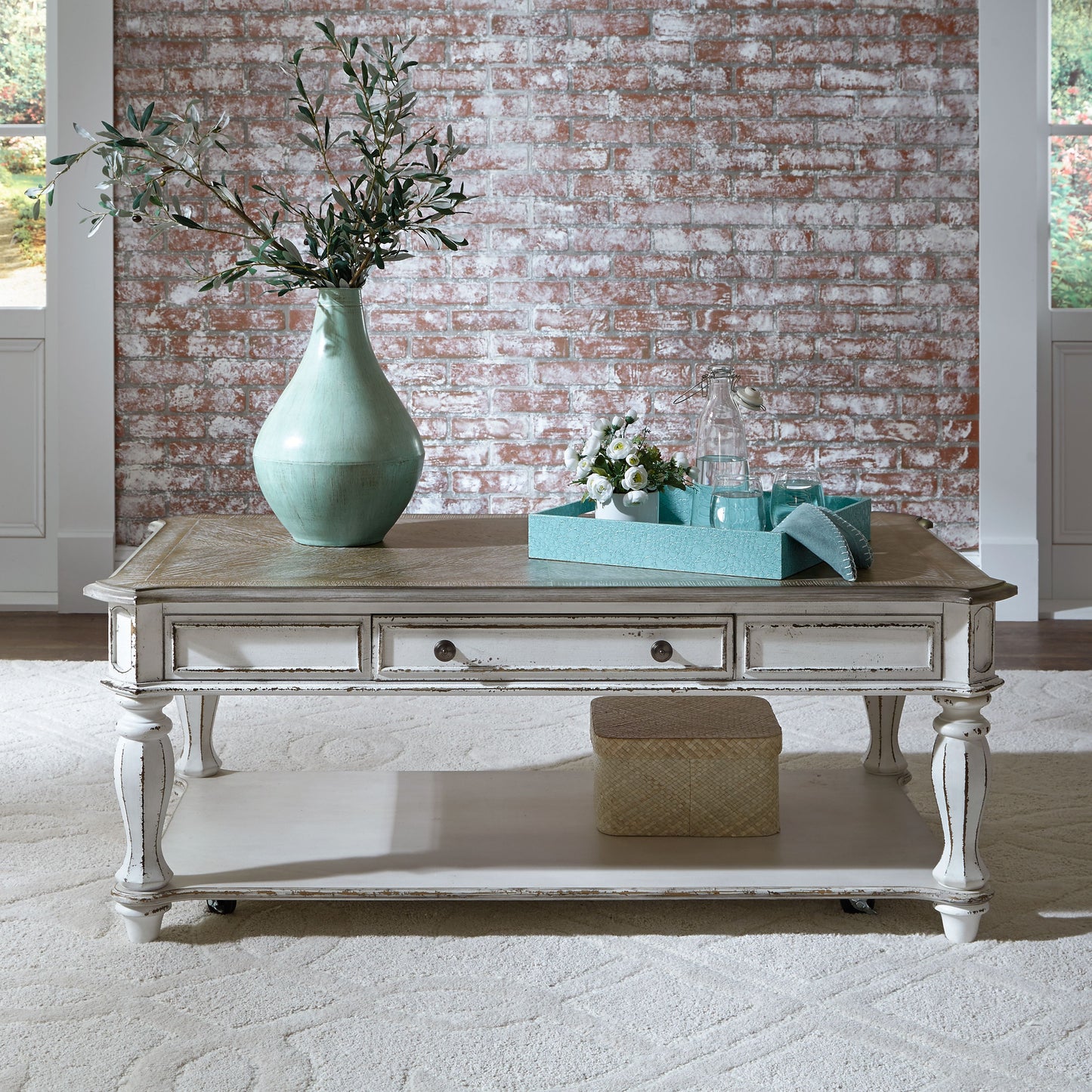 Magnolia Manor Rectangular Cocktail Table