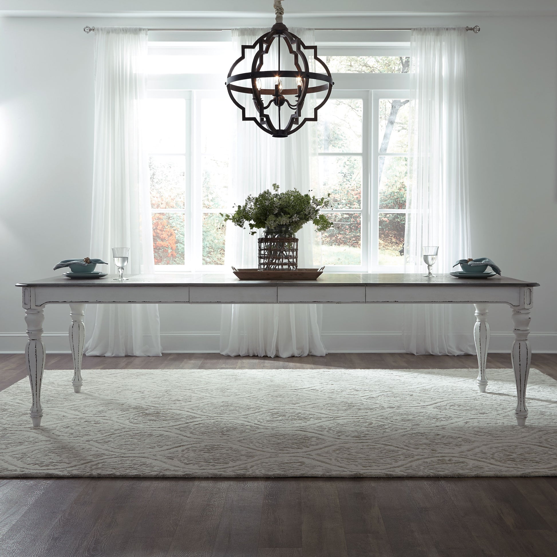 Magnolia Manor Rectangular Leg Table