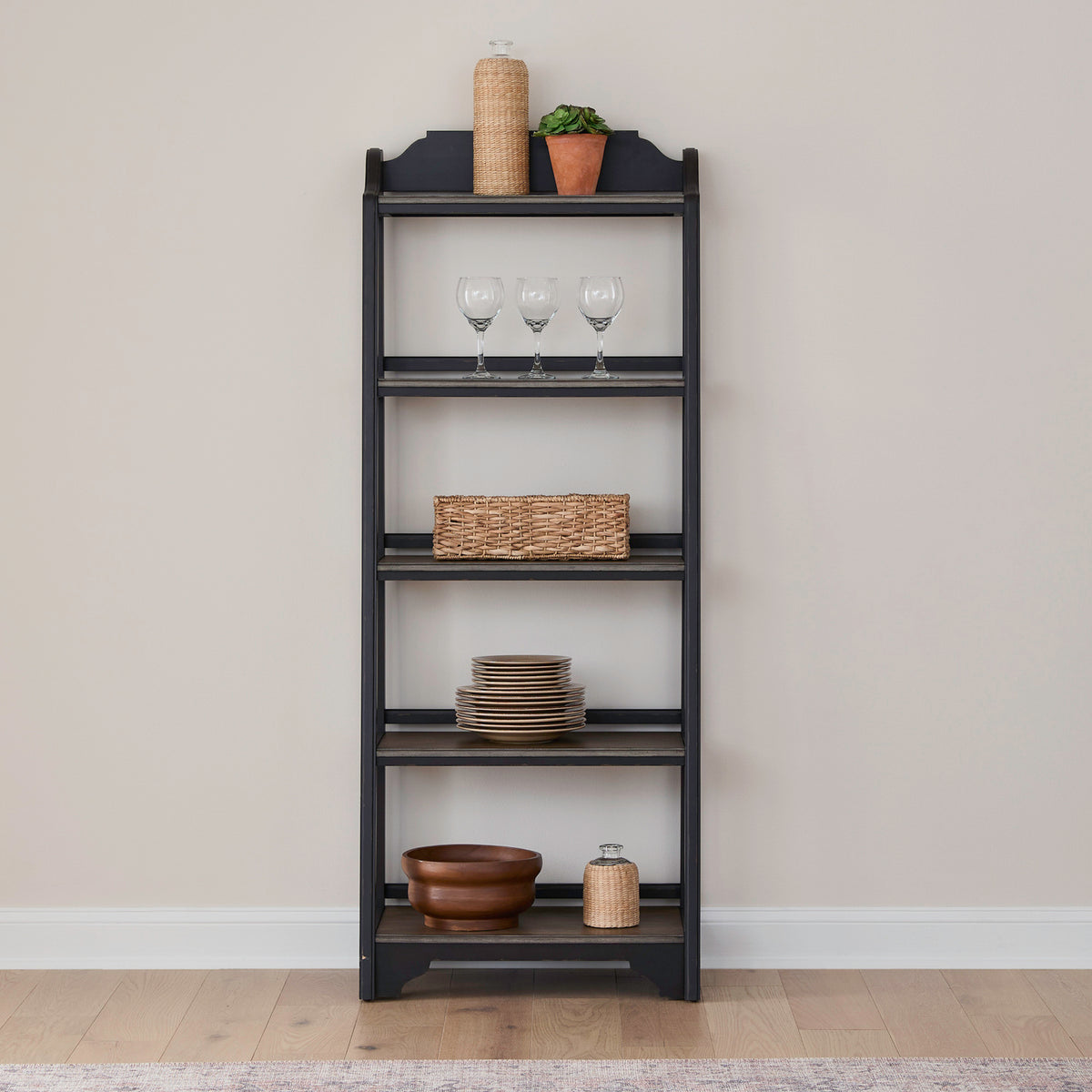 Magnolia Manor Leaning Pier Bookcase