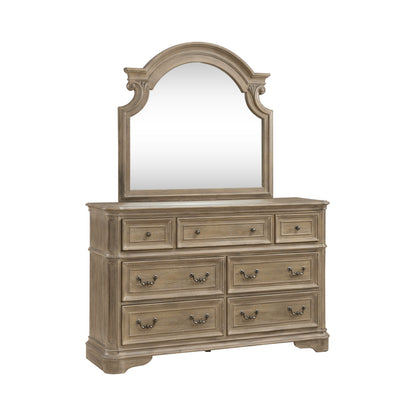 Magnolia Manor Dresser & Mirror Bedroom Set (244N-BR-DM)