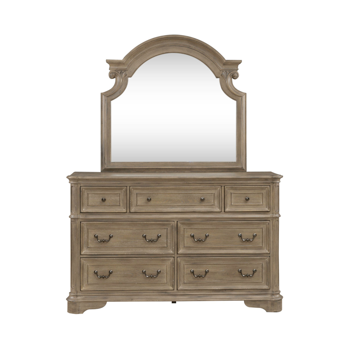 Magnolia Manor Dresser & Mirror Bedroom Set (244N-BR-DM)