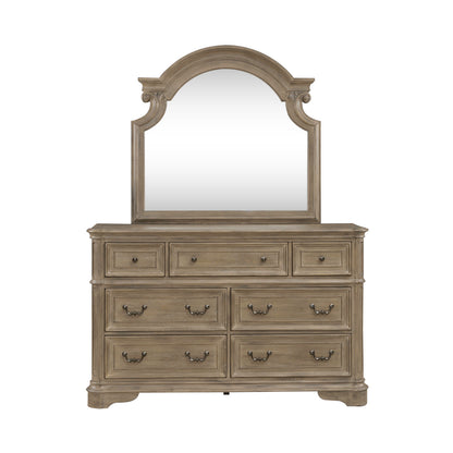 Magnolia Manor Dresser & Mirror Bedroom Set (244N-BR-DM)