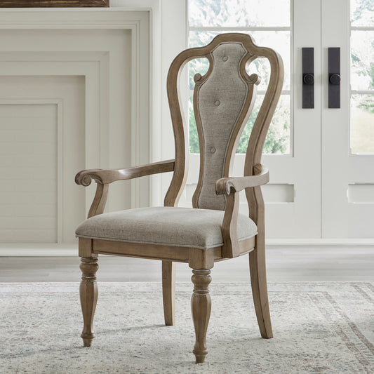 Magnolia Manor Splat Back Uph Arm Chair (RTA) (244N-C2501A)