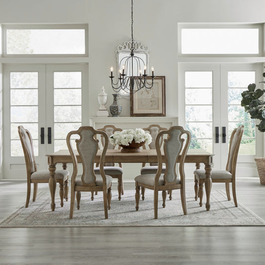 Magnolia Manor 7 Piece Rectangular Table Set (244N-DR-7RLS)