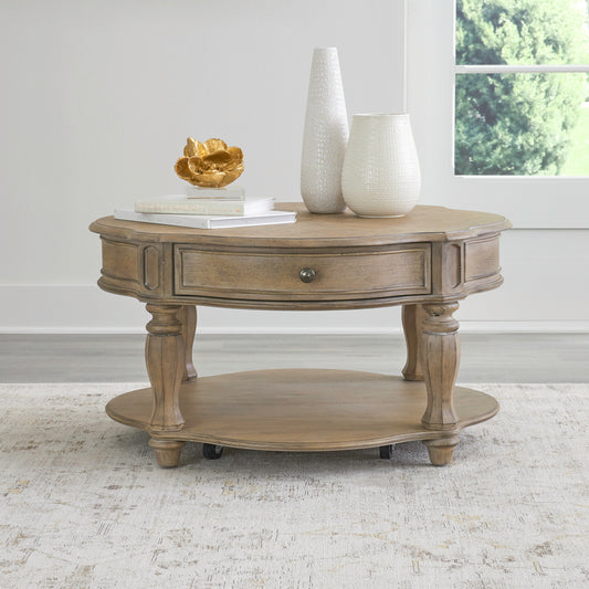 Magnolia Manor Round Cocktail Table (244N-OT1011)