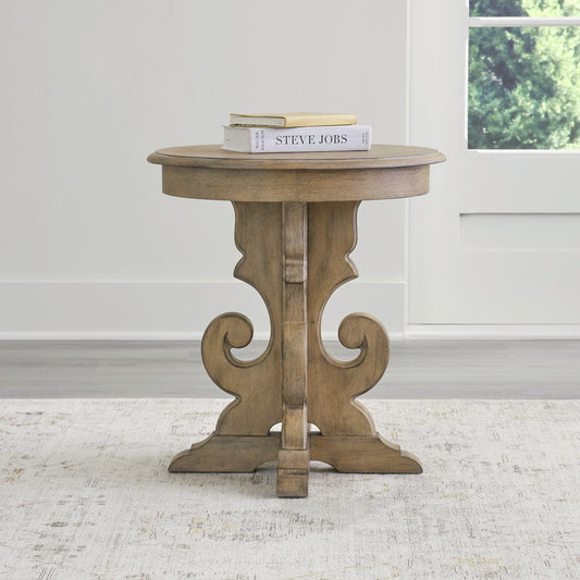 Magnolia Manor Round End Table (244N-OT1022)