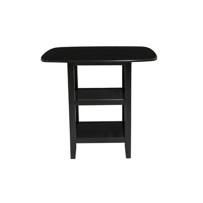 Norman 5-Piece Pack Counter Height Set - Black