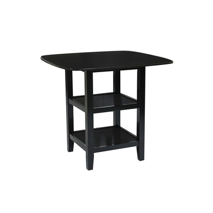 Norman 5-Piece Pack Counter Height Set - Black