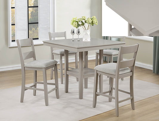 Lester 5-Pk Ctr Ht Table Set Greige (2631SET-GRG)