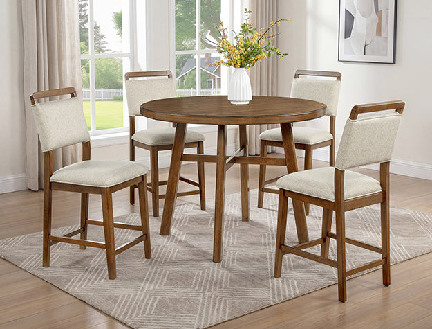 Blanche Brown Counter Ht Dining (2761BRN-5P)