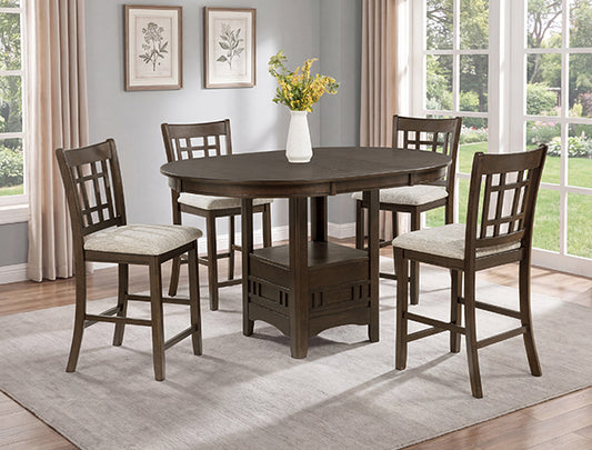 Hartwell Cntr Height Dining Brown (2795BRN-5P)