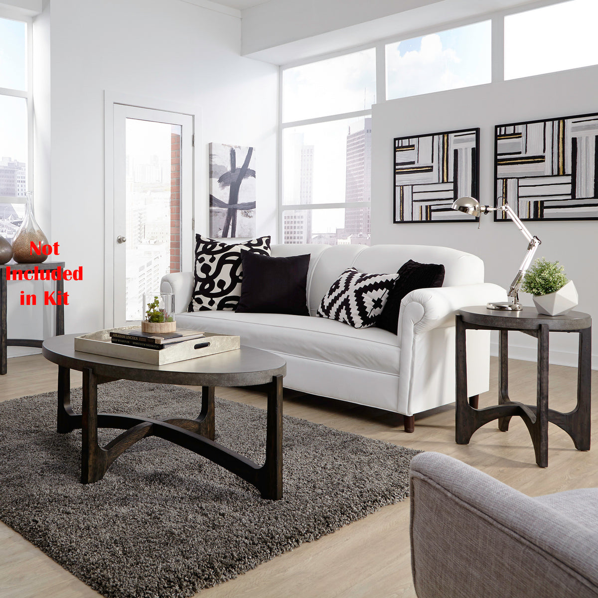 Cascade 3 Piece Set (1-Cocktail 2-End Tables) (292-OT-3PCS)