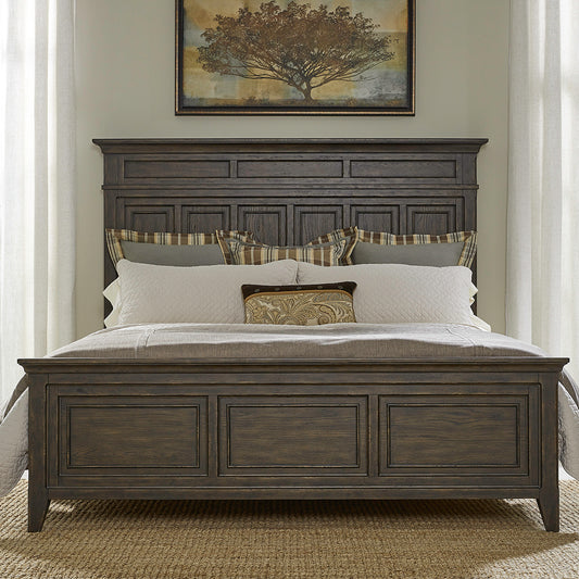 Paradise Valley Queen Panel Bed, 2 Bedside Chests