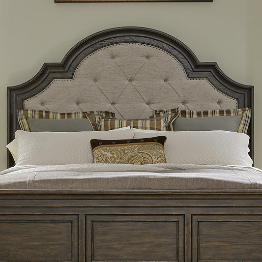 Paradise Valley Queen Uph Arched Panel Headboard