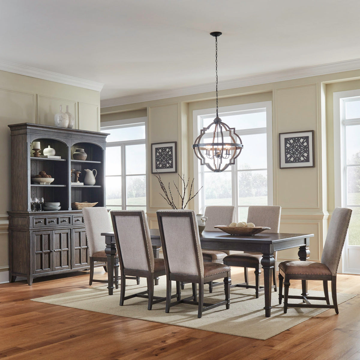Paradise Valley Opt 7 Piece Rectangular Table Set