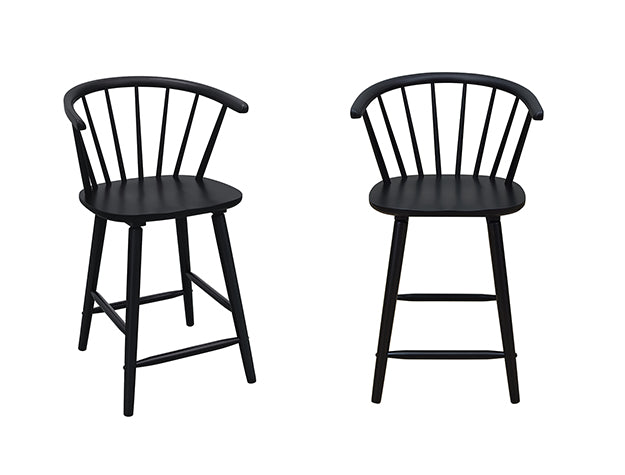 Janna Counter Height Stool-Black (2981BK-24)