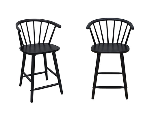 Janna Counter Height Stool-Black (2981BK-24)