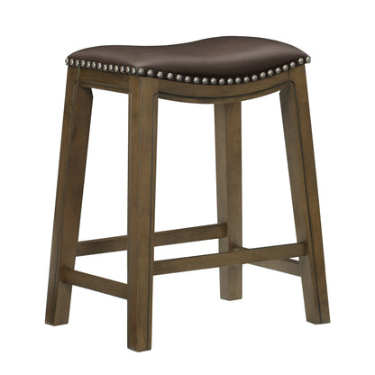 Ordway 24" Counter Height Stool, Brown, 3A