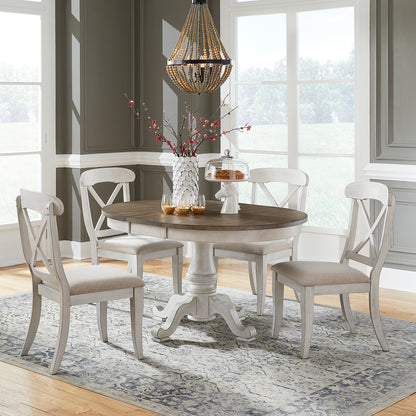 Ocean Isle 5 Piece Pedestal Table Set
